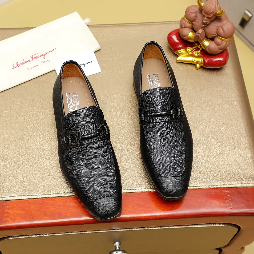 Men's shoes 💰600 🕷🕷🐂【Ferragamo】 Popular fashionable casual shoes🇨🇳Official website counter 1:1 production, original mold opening💯Good quality can be seen, imported high-end first-layer pebbled calfskin, water-dyed🐂leather lining🌿very clear texture, high-quality waterproof, non-slip and wear-resistant outsole🎋high quality and low price, truly handmade🍓, 7 colors available! Code number 38-44 (45. To be customized)